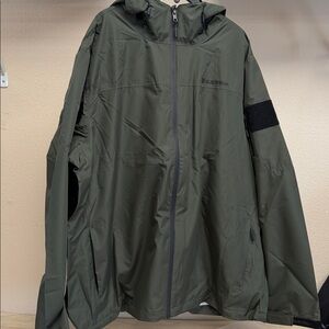 BAERSKIN TACTICAL RAIN JACKET GREEN - 2XL